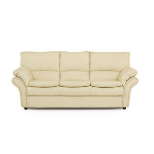 Sofa Burke aus Echtleder von Marlow Home Co.