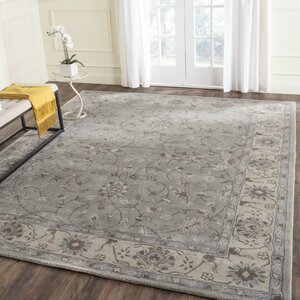 Meriden Beige/Grey Oriental Area Rug