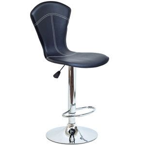 Babb Adjustable Height Swivel Bar Stool by Orren..