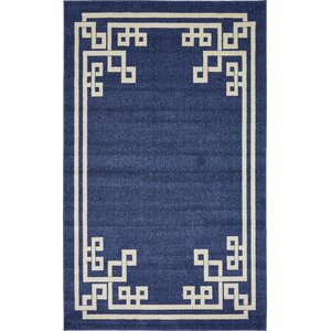 Ellery Dark Blue Area Rug