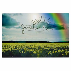 'You Are My Sunshine,Rainbow' Doormat