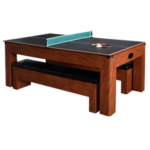 Sherwood 7' Air Hockey with Table Tennis