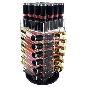 Acrylic Rotating Lipstick Cosmetic Organizer