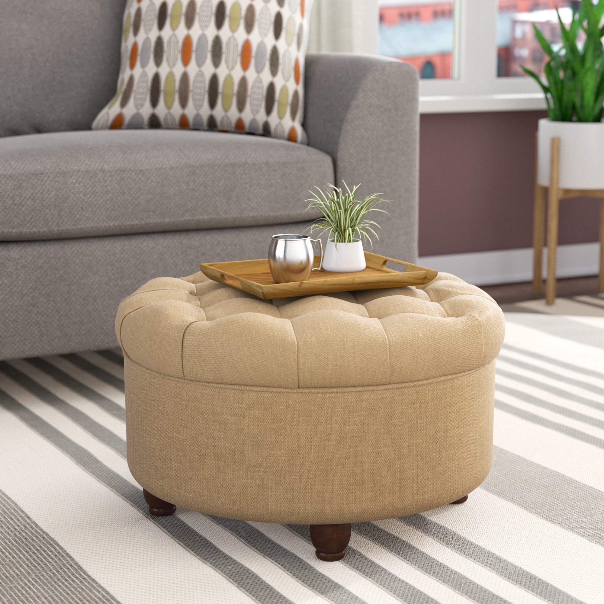 Ottomans Poufs Wayfair Quickview