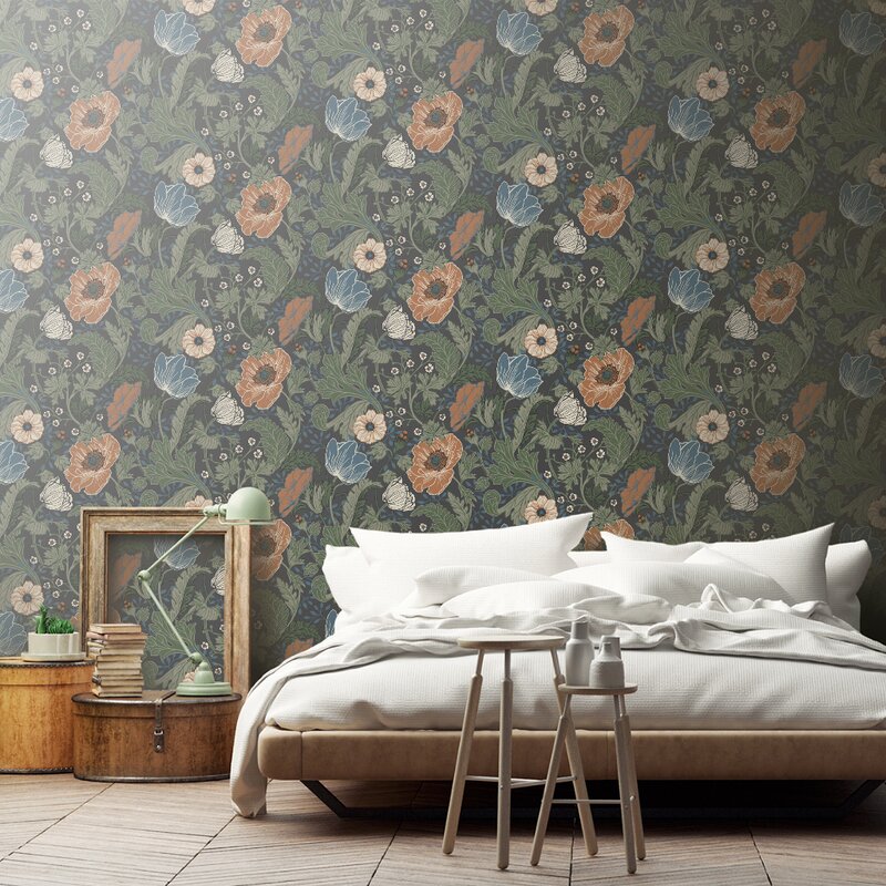 Lily Manor Bryanna 10.05m x 53cm Matte Wallpaper Roll | Wayfair.co.uk