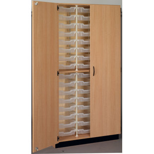 48 Inch High Cabinet Wayfair Science 48 Compartment Clroom Cabinet With Bins