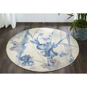 Smithtown Ivory/Blue Area Rug