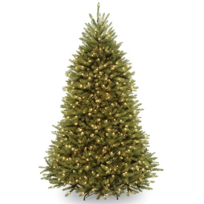 Fir 6 5 Hinged Green Artificial Christmas Tree With 650 Clear Fir 6 5 Hinged Green Artificial Christmas Tree With 650 Clear Lights