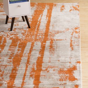 Ferrint Orange Area Rug