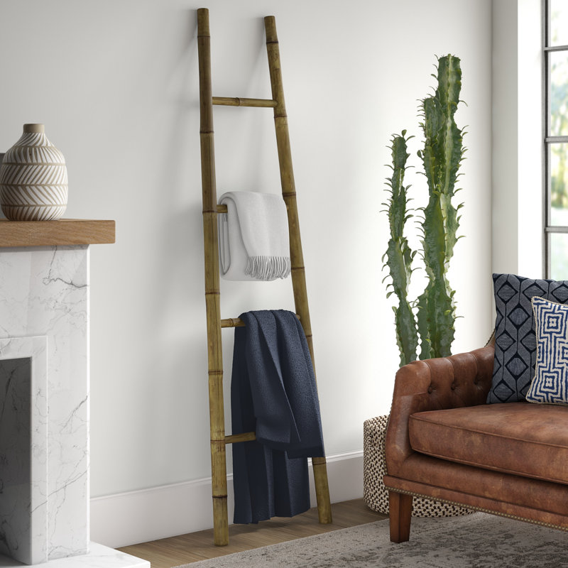 Mistana Bamboo Bath Towel 6 ft Blanket Ladder & Reviews Wayfair