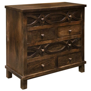 Elfrieda Solid Mango Wood 6 Drawer Double Dresser by Darby Home Co
