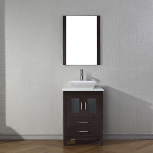 24 Inch Vessel Sink Bathroom Vanities You Ll Love Wayfair Save Mercury Row Cartagena 25 Single Bathroom Vanity