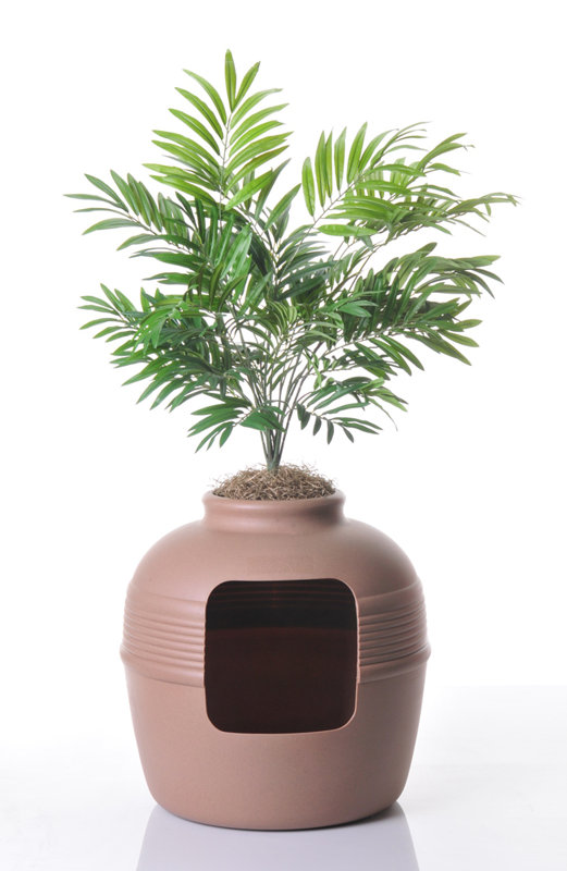 Good Pet Stuff Co. Covered Hidden Cat Litter Box with Decorative