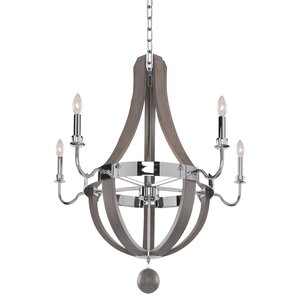 Sharlow 5-Light Candle-Style Chandelier