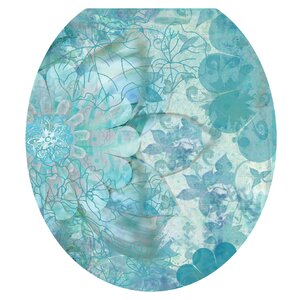 Floral Haze Toilet Seat Decal