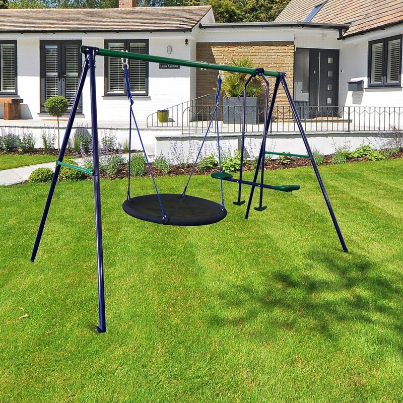 Outdoor Sturdy Child Swing Set