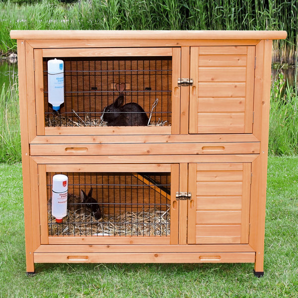 Trixie Natura 2in1 Small Animal Hutch & Reviews Wayfair