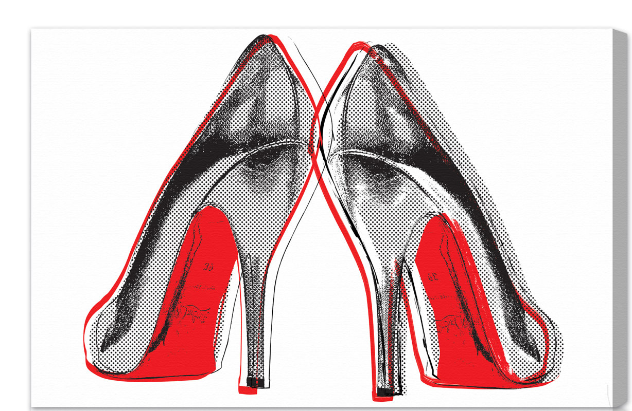 Fire in Your New Shoes Graphic Art on Wrapped Canvas & Reviews AllModern