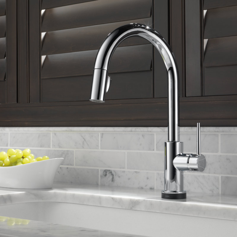 delta trinsic® kitchen single handle pull down standard kitchen delta trinsic® kitchen single handle pull down standard kitchen