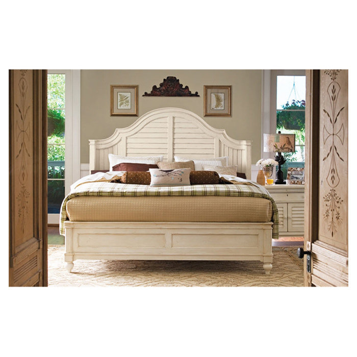 paula deen home steel magnolia panel bed & reviews | wayfair paula deen home steel magnolia panel bed & reviews | wayfair