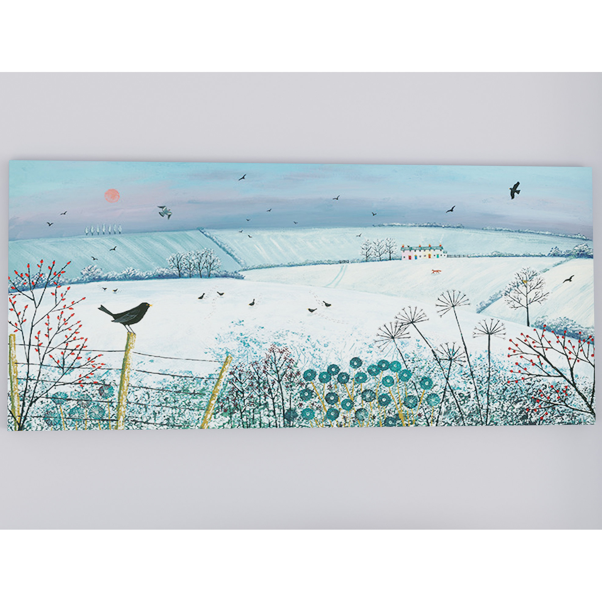 Art Group 'Evensong' by Jo Grundy Framed Wall art on Canvas & Reviews