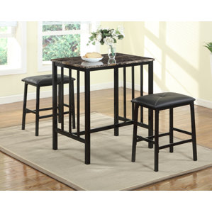 Pub Tables Bistro Sets You Ll Love Wayfair Noyes Counter Height 3 Piece Pub Table Set