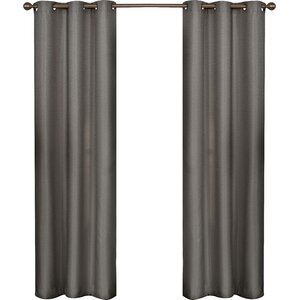 Glasford Solid Blackout Thermal Single Curtain Panel
