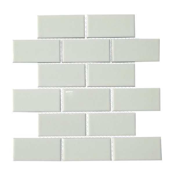 White Subway Tile Mosaic Wayfair