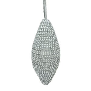 Glamorous Rhinestone Finial Christmas Ornament