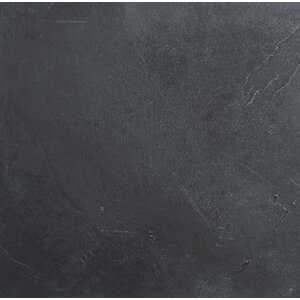 Montauk 16'' x 16'' Slate Field Tile in Black