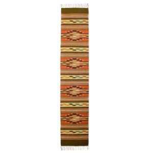 Hand Woven Brown/Orange Area Rug