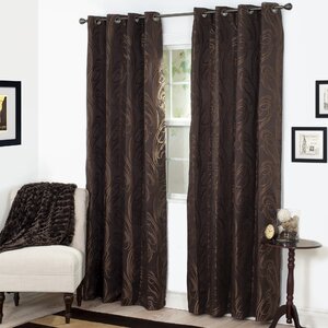 Dinah Jacquard Single Curtain Panel