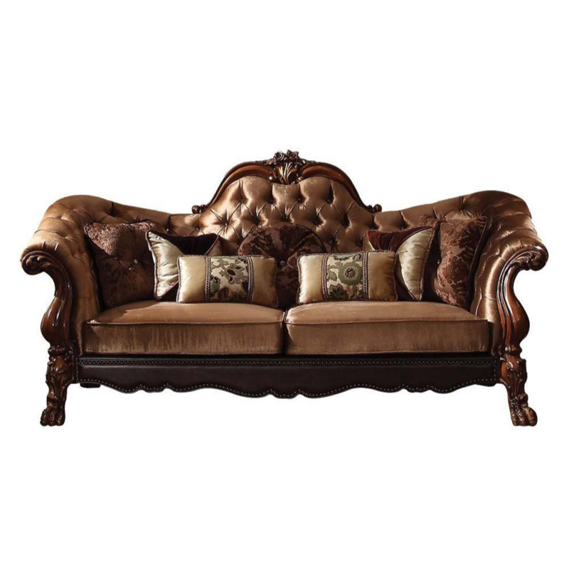 Sikeston Traditional On Tufted Sofa