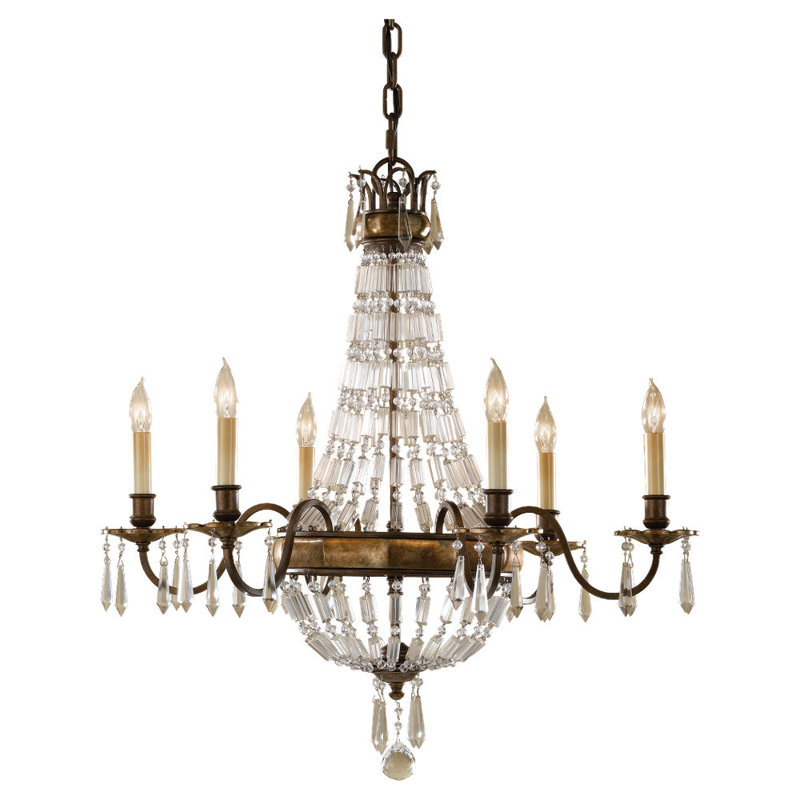 Feiss Bellini 6 Light Crystal Chandelier Reviews Wayfair Default Name