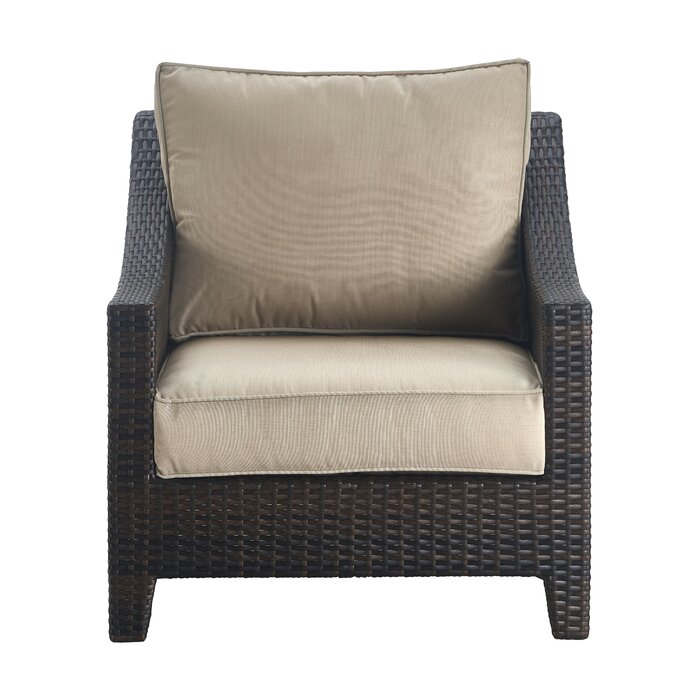 tahoe outdoor wicker patio chair with cushions