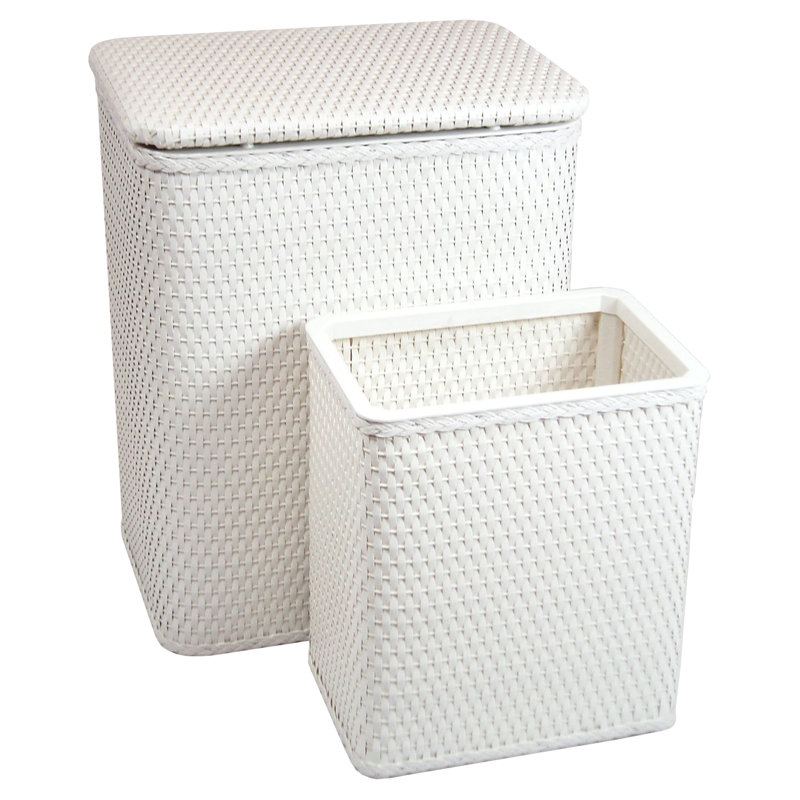Redmon For Kids Chelsea Nursery Laundry Hamper And Waste Basket Set Chelsea Nursery Laundry Hamper And Waste Basket Set