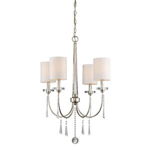 Wechsler 4-Light Shaded Chandelier