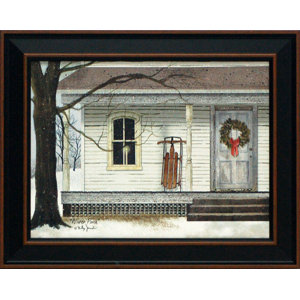 Winter Porch by Billy Jacobs Framed Painting Print