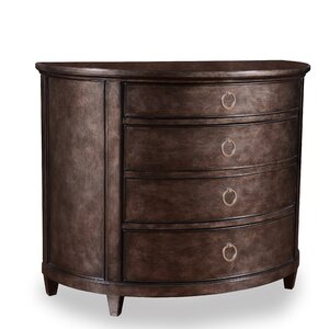 Maddison Demilune Hall 4 Drawer Accent Chest