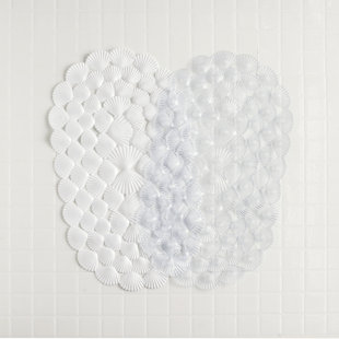Rubber Outdoor Shower Mats Wayfair Shells Rubber Shower Mat Set Of 2