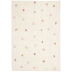 Carousel White Dots Area Rug