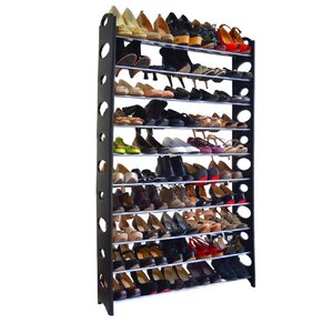 10-Tier 50 Pair Shoe Rack