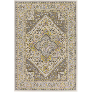 Roosevelt Wheeler Light Yellow / Gray Area Rug