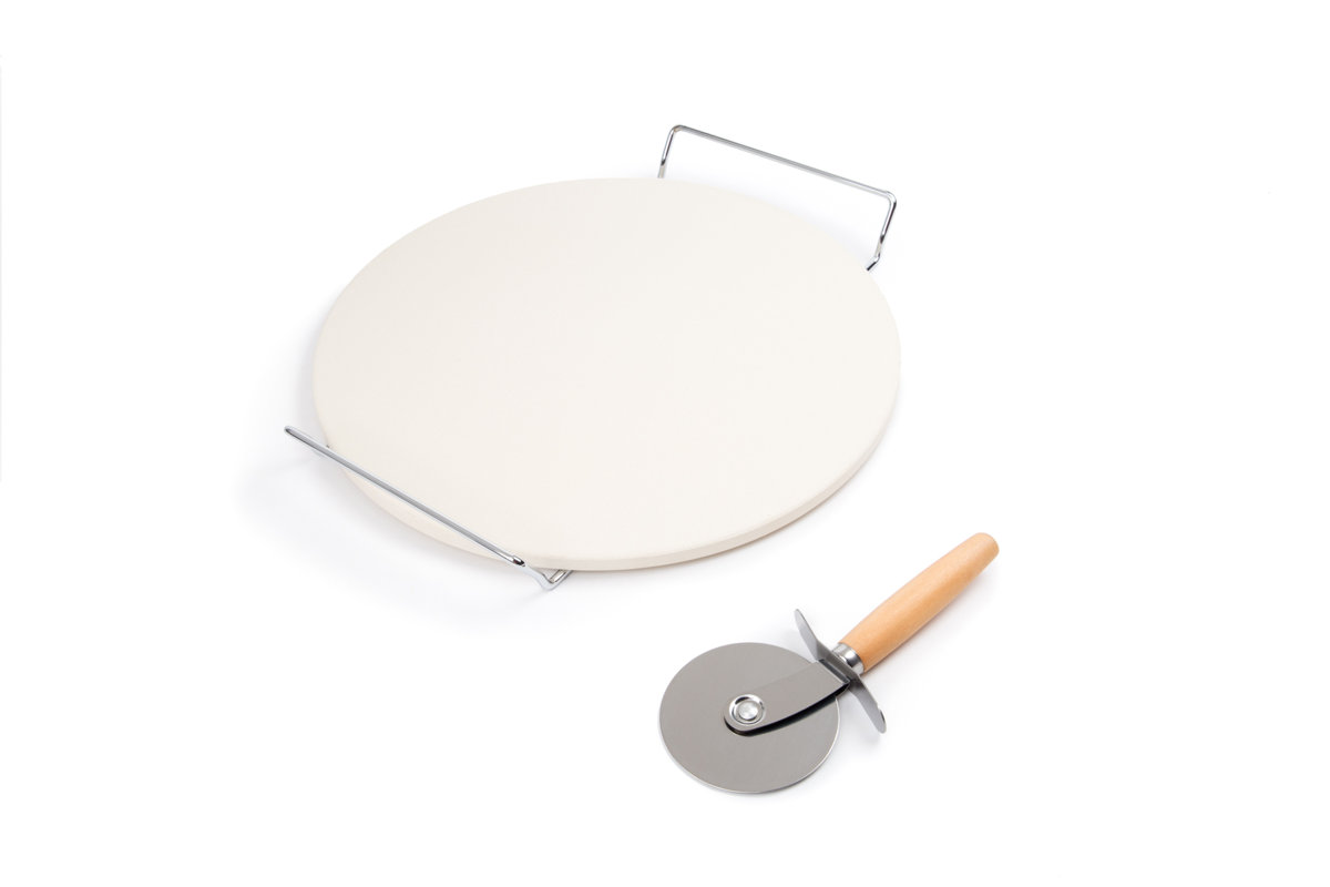 Fox Run Craftsmen 3Piece Round Pizza Stone Set & Reviews Wayfair