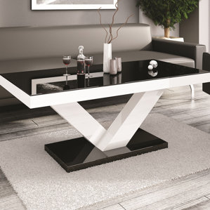 Thurmont Cross Legs Coffee Table by Wade Logan
