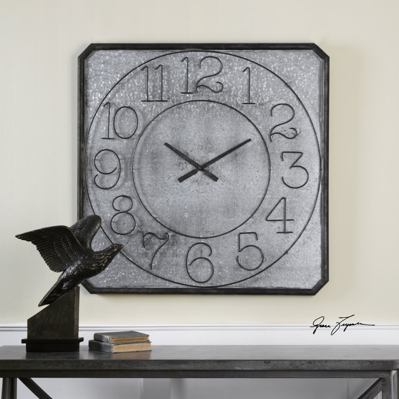 Corrigan Studio Oversized Square Wall Clock & Reviews Wayfair.ca