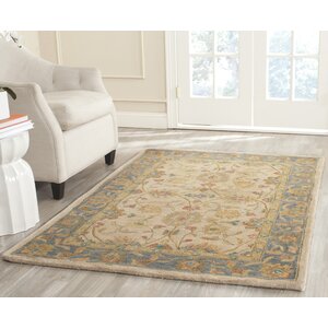 Anatolia Ivory/Blue Area Rug