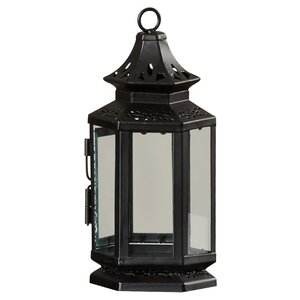 Callie Metal and Glass Lantern