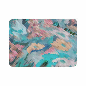 Alison Coxon Giverny Abstract Memory Foam Bath Rug
