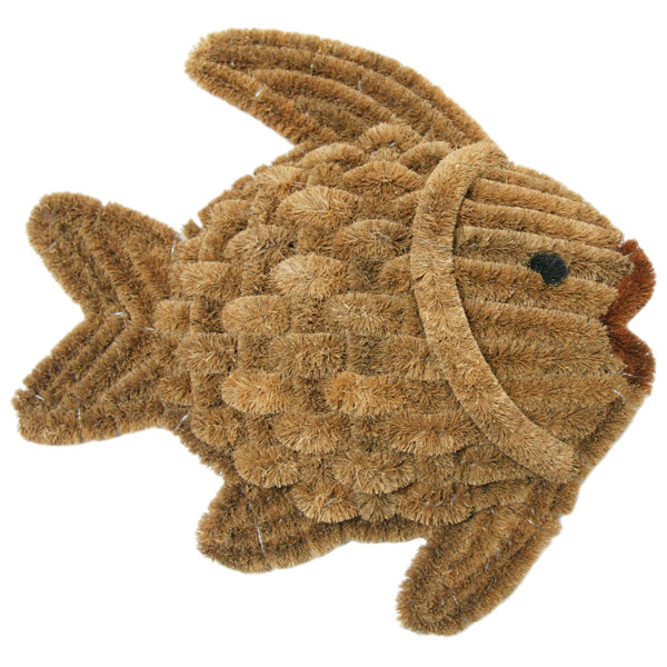 RubberCal, Inc. Fish Scraper Decorative Doormat & Reviews Wayfair